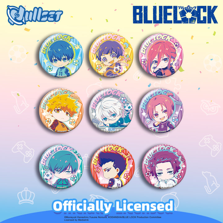 Blue Lock Mystery Badge Pack (Chibi Watercolor Series)