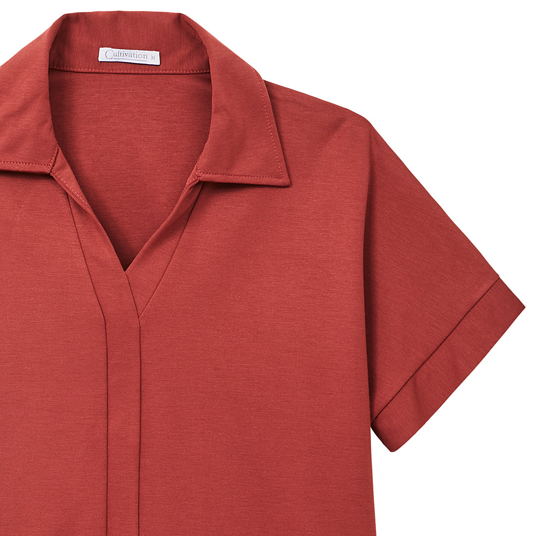 Turtleneck Maroon Top