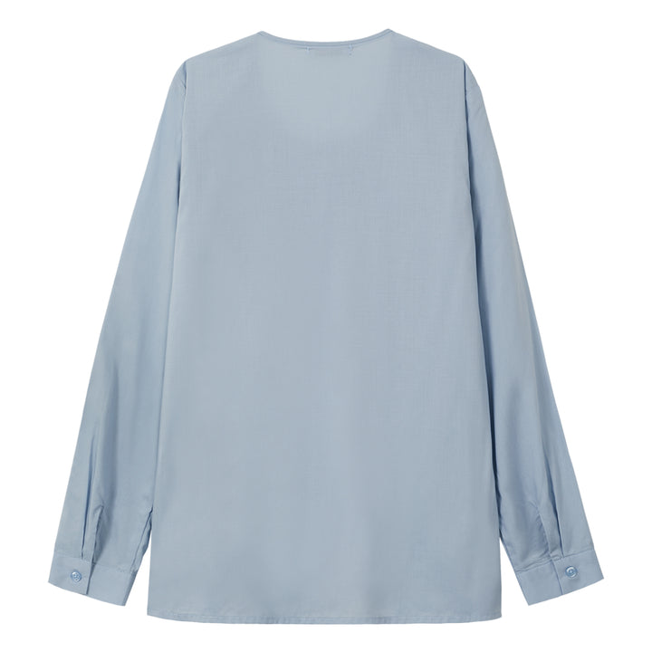 Long Sleeve Blouse (Baby Blue)