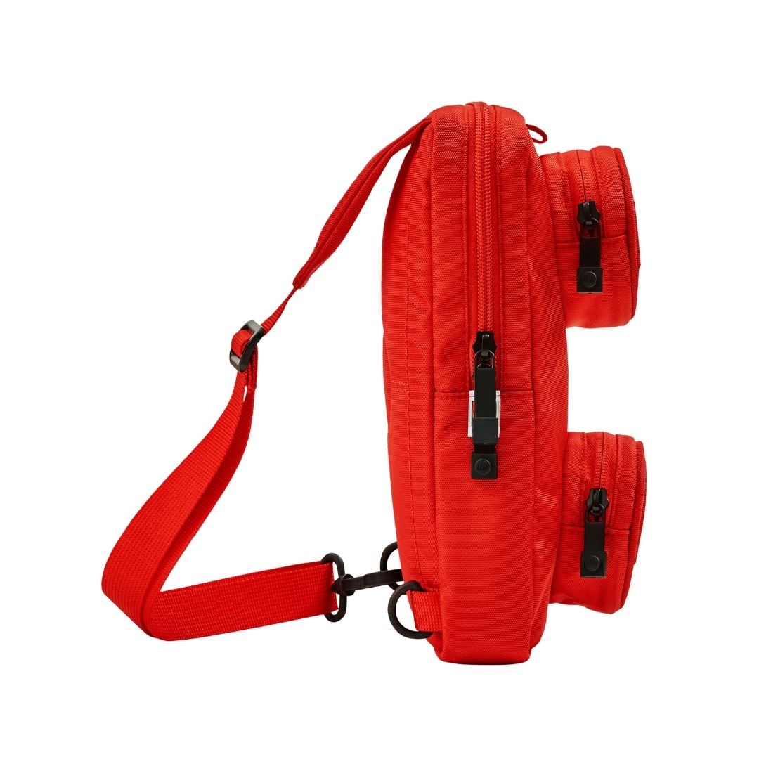 Signature Brick 1X2 Sling Bag (Bright Red)