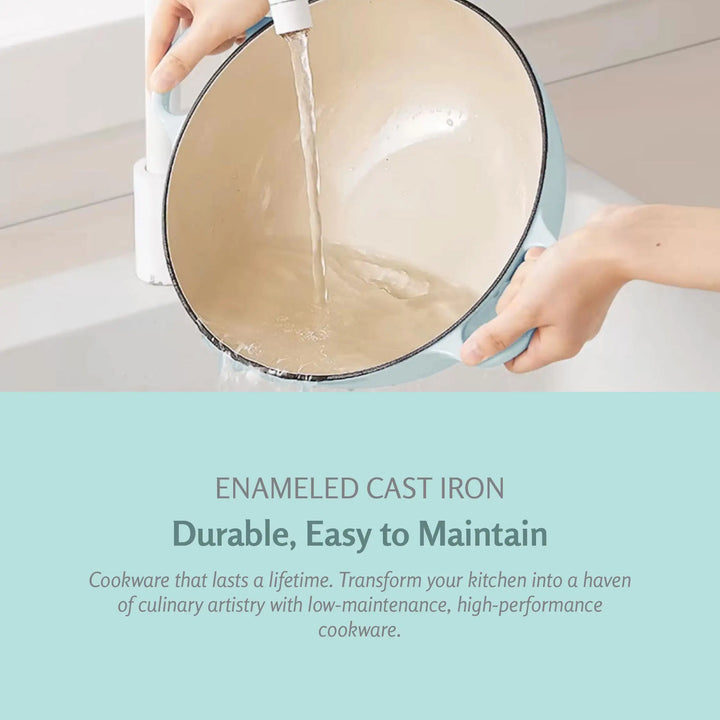 Amoura Cast Iron Casserole 24 x 11cm