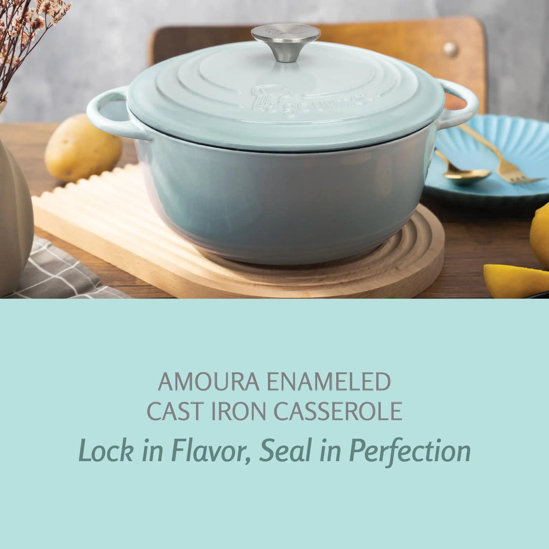 Amoura Cast Iron Casserole 24 x 11cm
