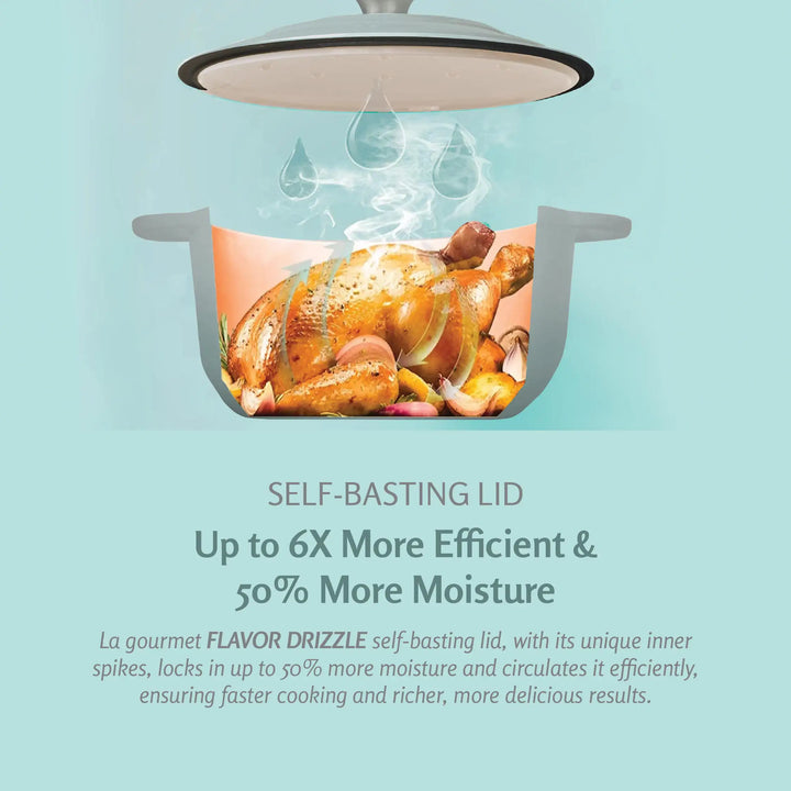 Amoura Cast Iron Casserole 24 x 11cm
