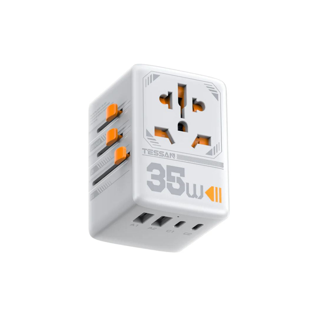 Tessan 35W Universal Travel Adapter 5 Port