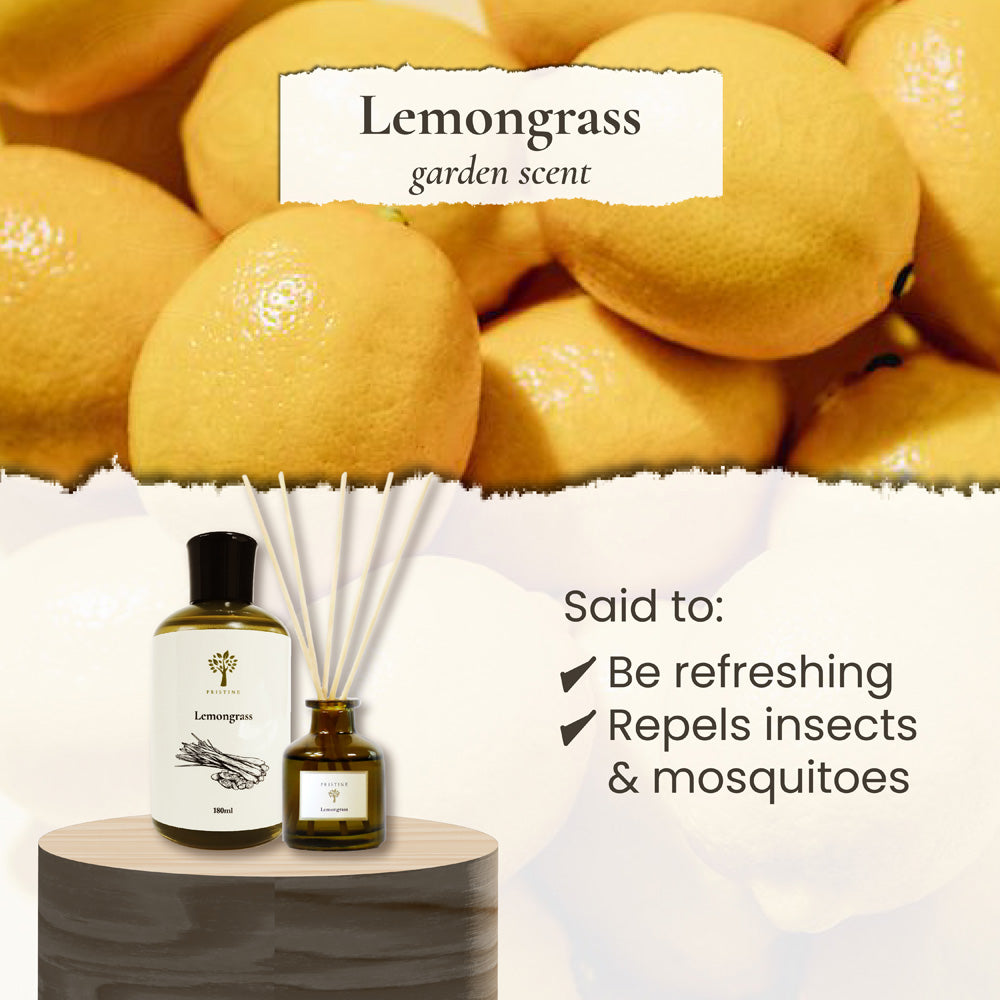 Garden Scents Reed Diffuser - Lemongrass 50ml
