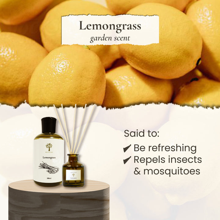 Garden Scents Reed Diffuser - Lemongrass 50ml