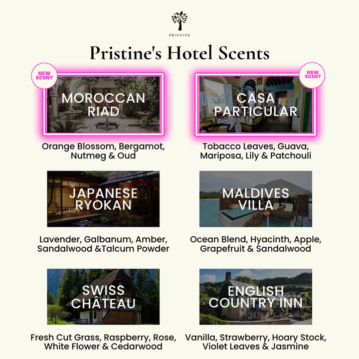 Aroma Concentrate Hotel Scents Set - 6 x 10ml