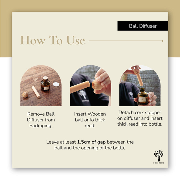 Hotel Scents Ball Diffuser - Maldives Villa 50ml