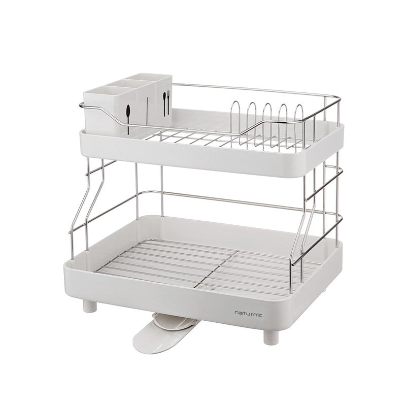 Mini Dish Rack 2 Level with 360 Swivel Spout