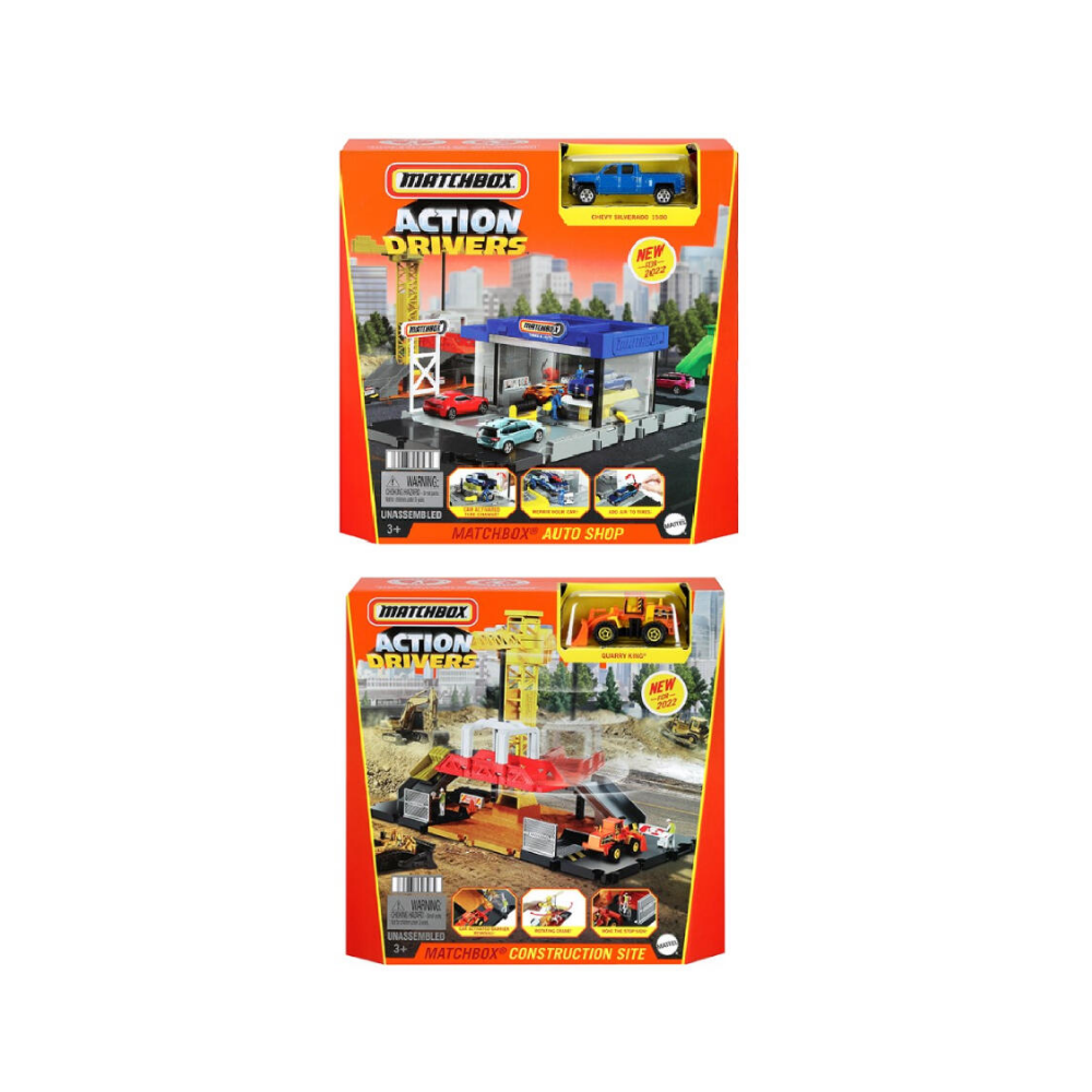 HDL10 Action Drivers Playset Asst