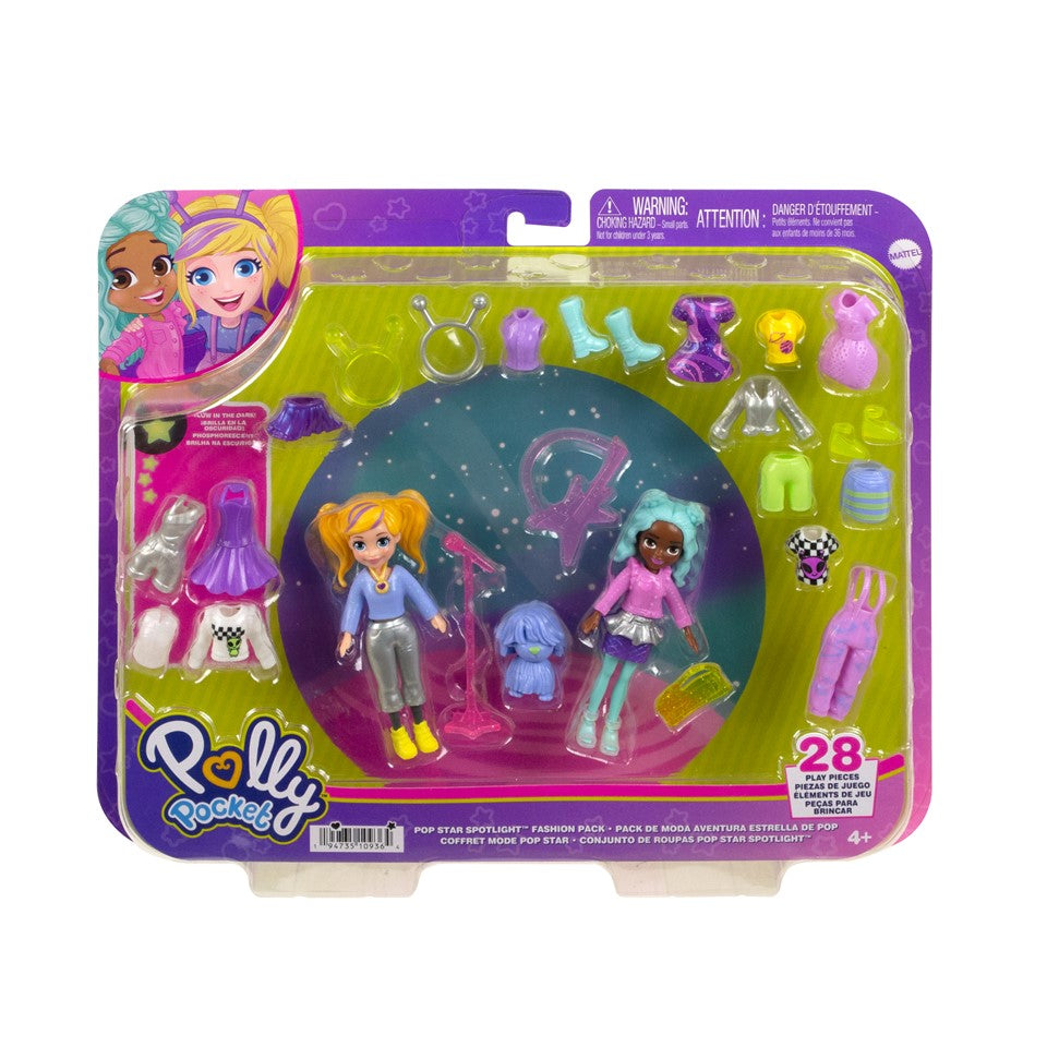 HNF51 Polly Pocket Pop Star Fashion Pack (Assorted)