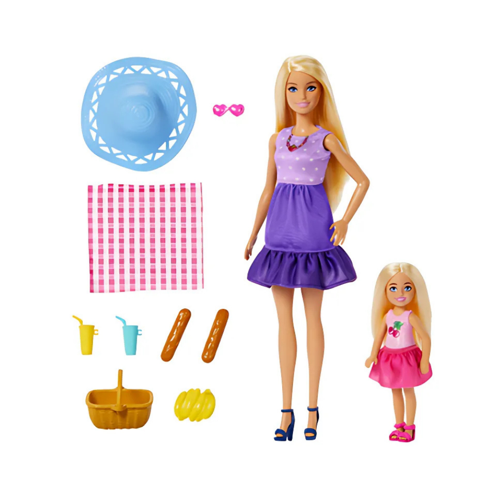 JBF43 Fam Barbie Malibu & Chelsea Core Outfit