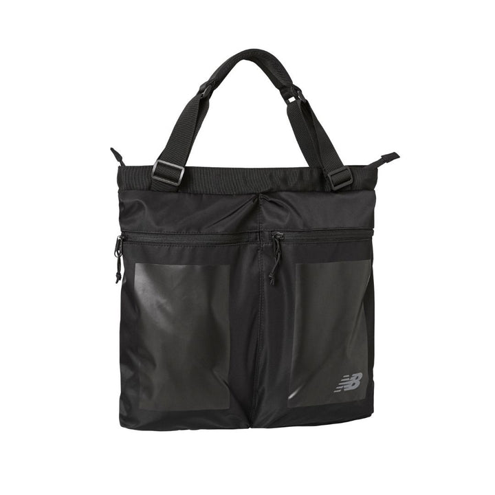 Dual Pockets Tote (Black)
