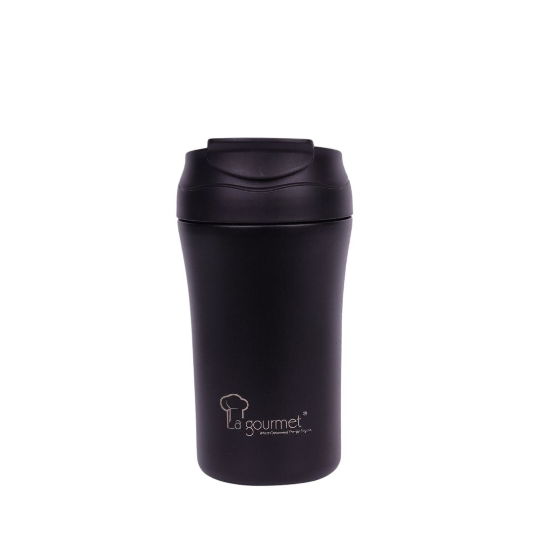 SUPERWIDE Thermal Mug 400ml (Vantablack / Milk Tea / Baby Blue)