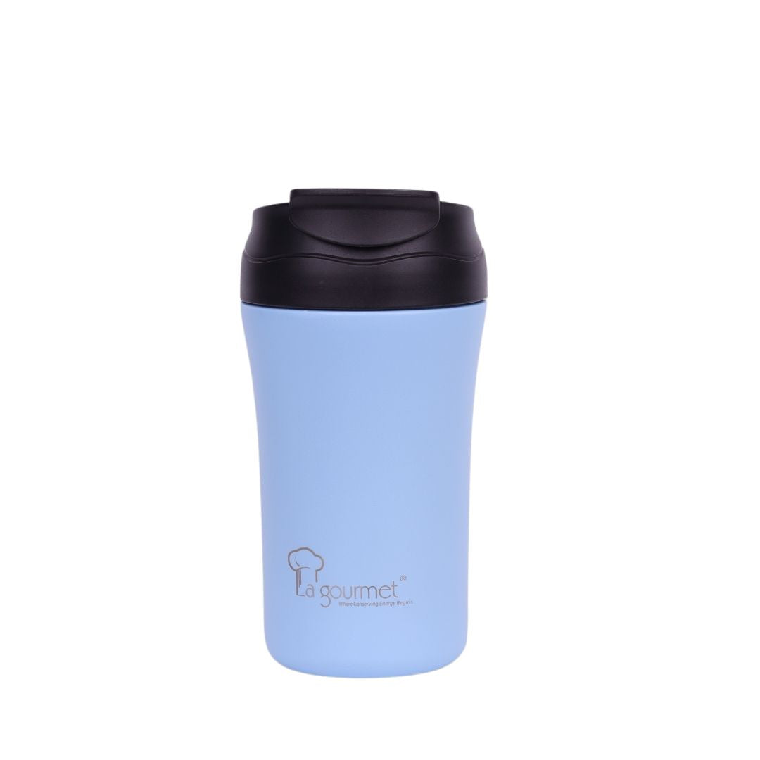 SUPERWIDE Thermal Mug 400ml (Vantablack / Milk Tea / Baby Blue)