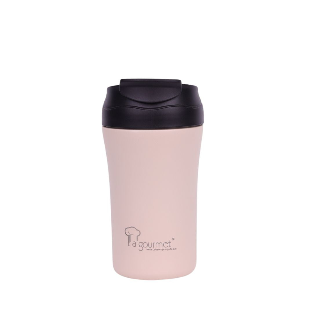 SUPERWIDE Thermal Mug 400ml (Vantablack / Milk Tea / Baby Blue)