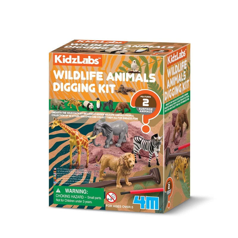 Buy 4M KidzLabs Wildlife Animal Digging Kit | Isetan KL Online