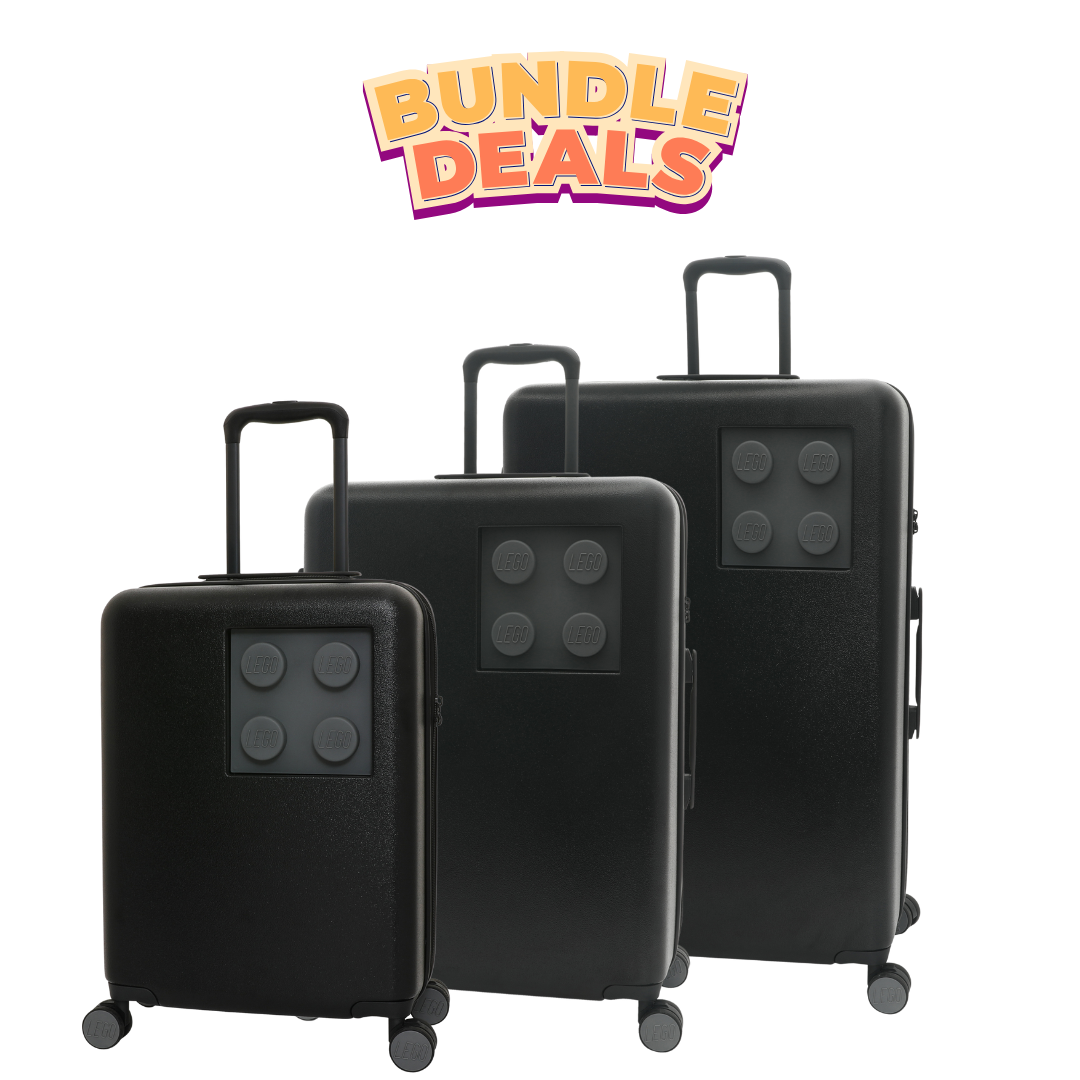 Signature 2022 Brick 2x2 Trolley Double Wheels (Black & Stone Grey) Set