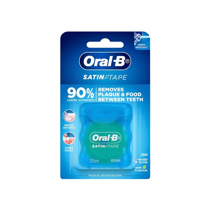 Satin Tape Dental Floss Mint 25M