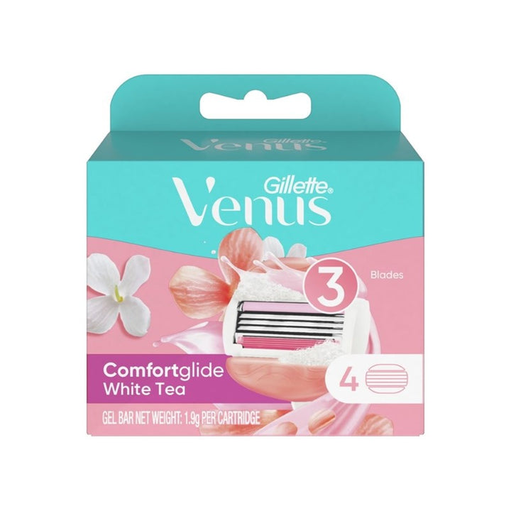 Venus Comfortglide White Tea Cartridge Refills 4s