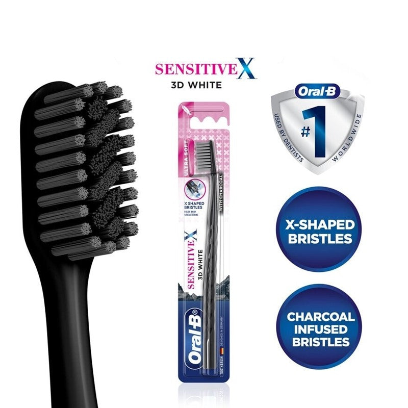 SensitiveX Charcoal 3D White 1s (Ultra Soft)