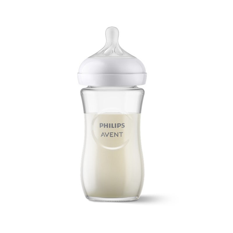 Bottle Natural 8.0 Glass 4oz 1P