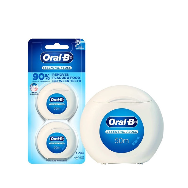 Essential Waxed Dental Floss 50M