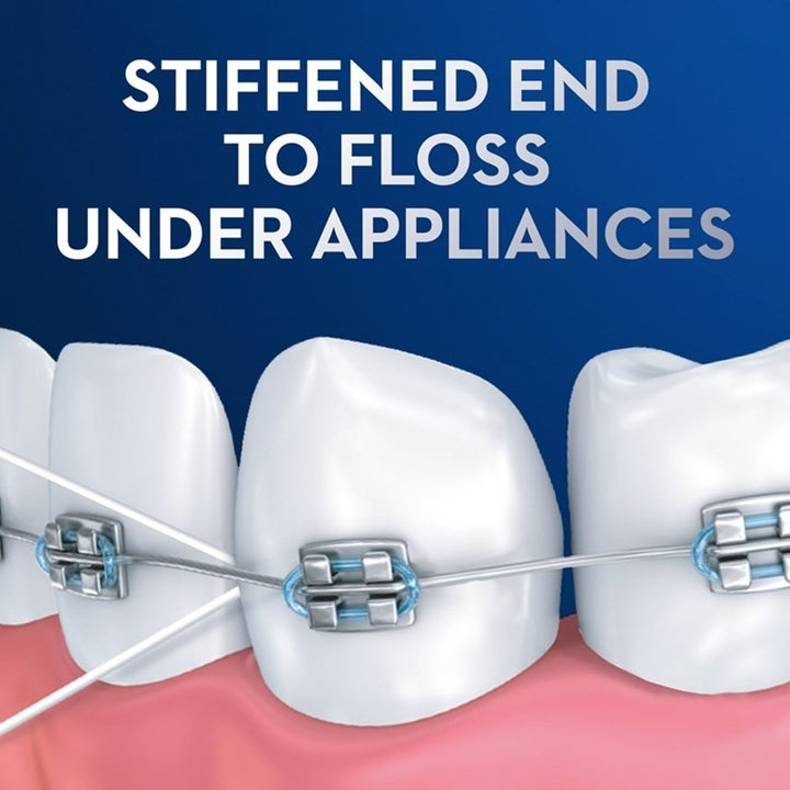 Super Floss Pre-Cut Strands Dental Floss Mint 50s