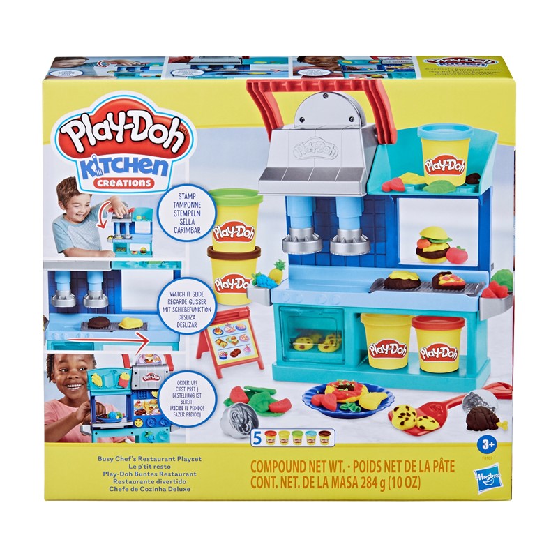 Playset Play Doh Sale F8107 Busy Chefs Restaurant Playset – Isetan