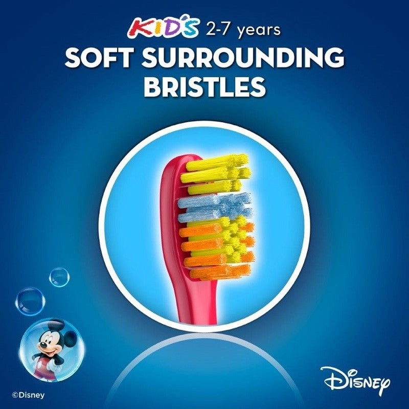 Mickey Kids Toothbrush (2-7 Years) 1s - Assorted (Extra Soft)