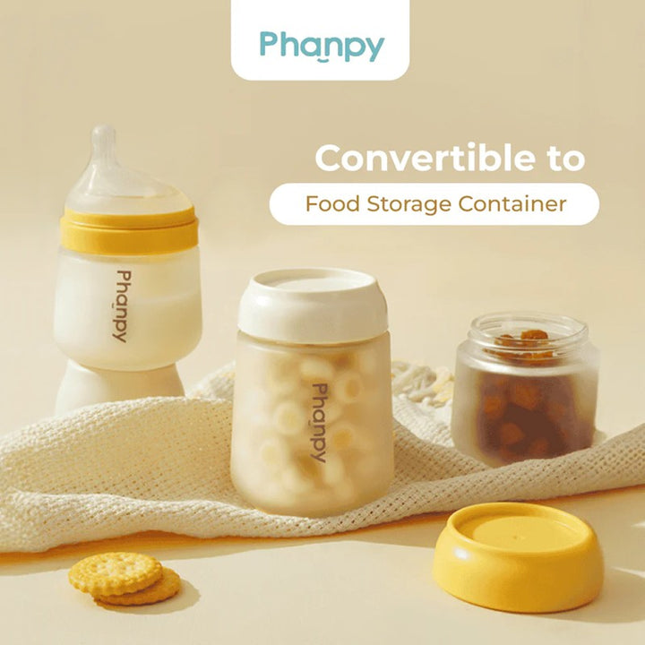 Phanpy Anti Colic Glass Bottle (160ml/240ml)