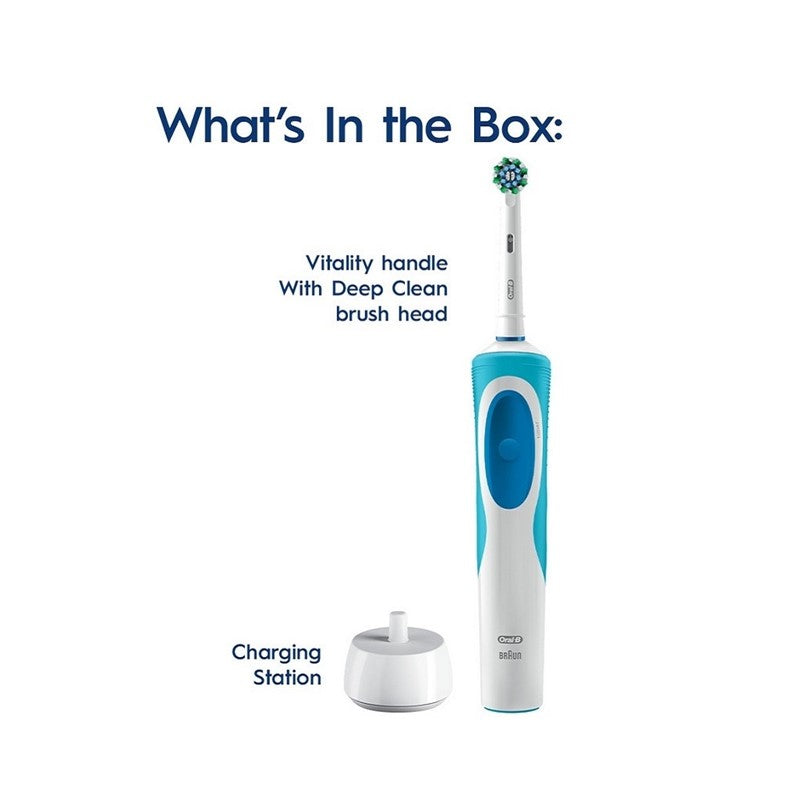 Power Toothbrush Vitality D12 Cross Action 1s