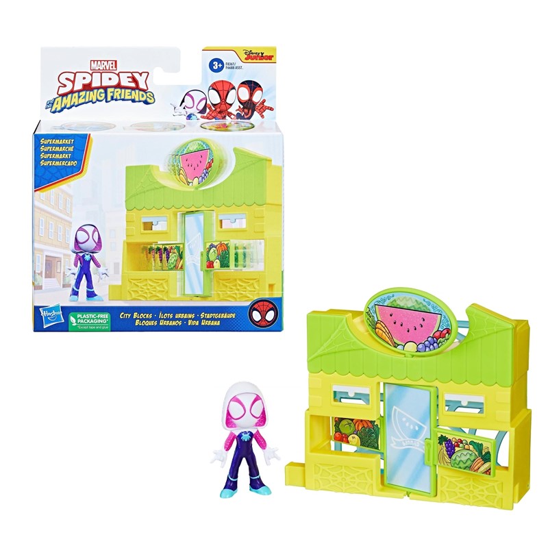 F6688 Spidey and His Amazing Friends City Blocks (Assorted)