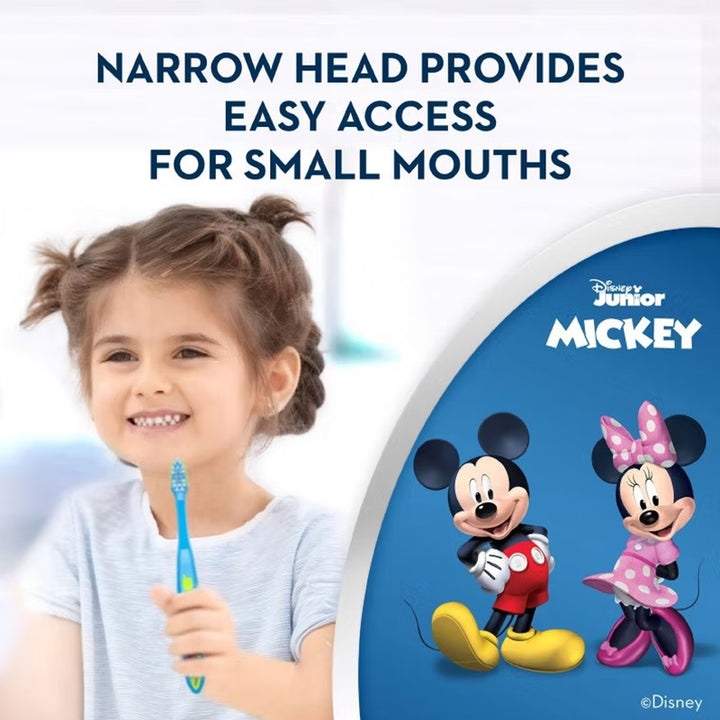 Pro-Expert Stages 2 (2-4 Years) Kids Toothbrush - Mickey & Minnie (Assorted)