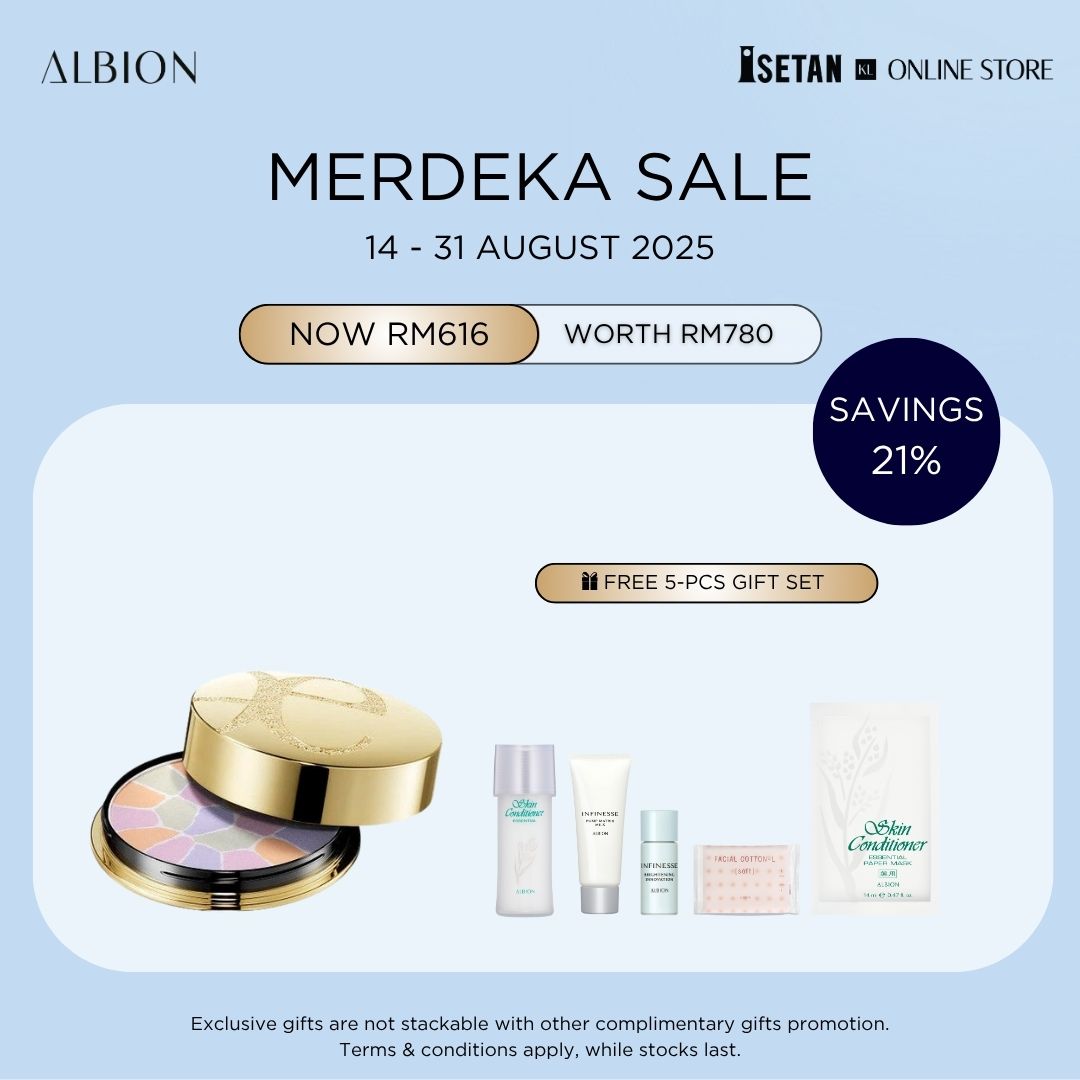 MERDEKA : Elegance La Poudre Haute Nuance Luxueuse, Gift worth RM164