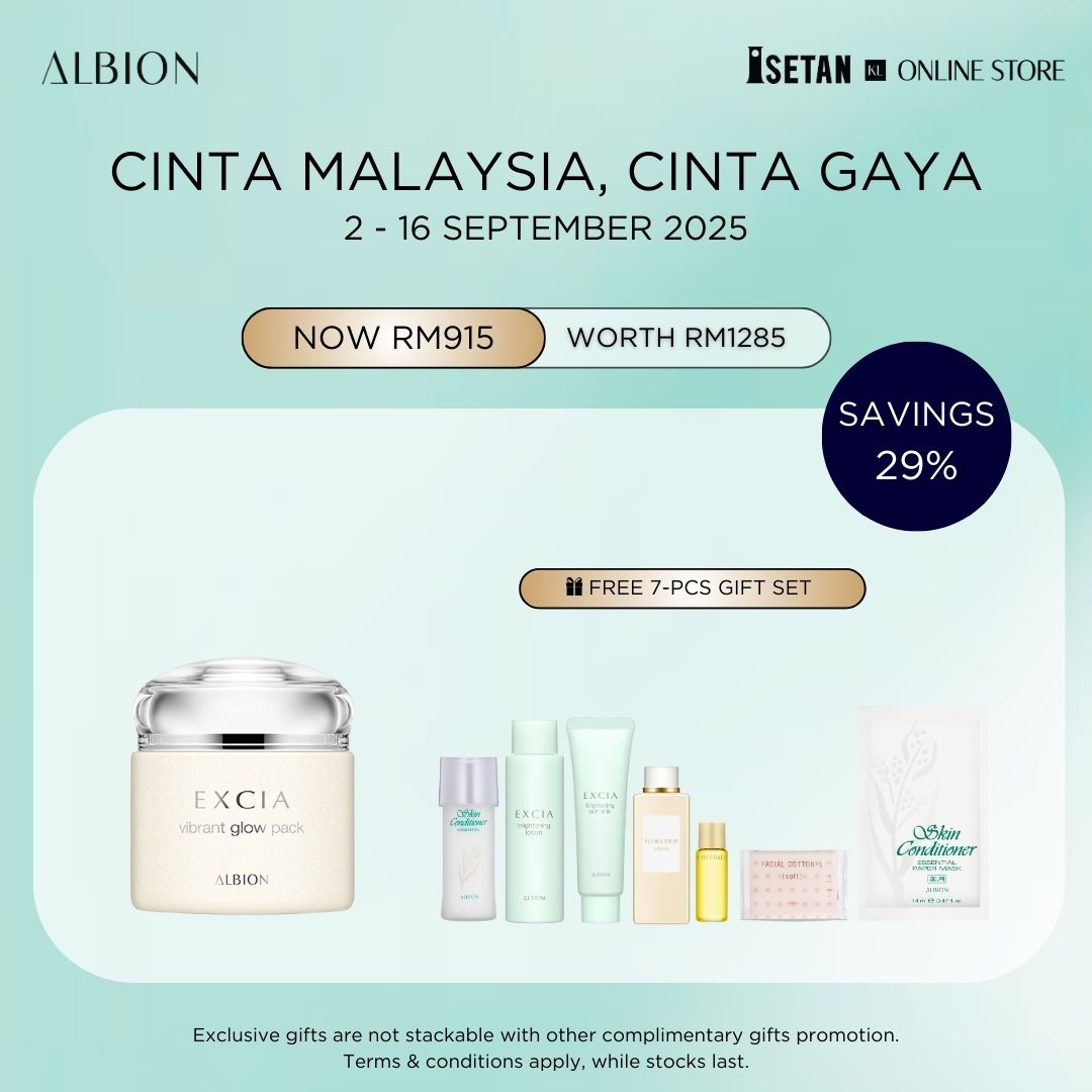 CINTA : Excia Vibrant Glow Pack 20g, Gift worth RM370