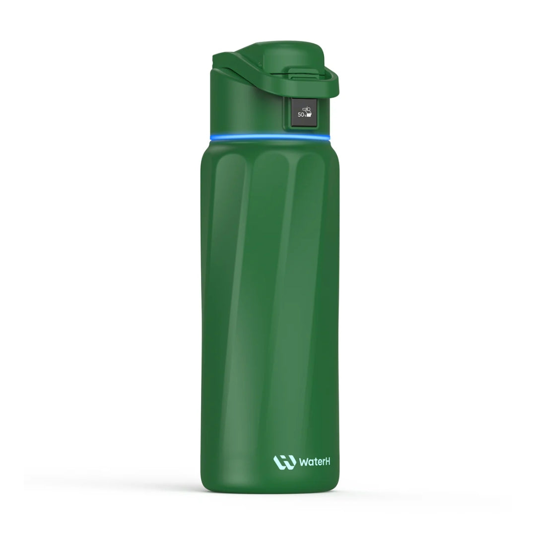 WaterH Boost Smart Water Bottle : 32oz Hydration Tracker with APP & Insulation