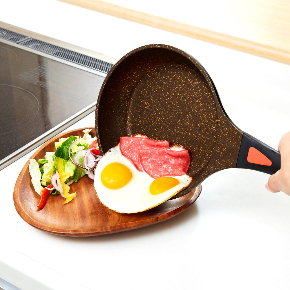 AIMEDIA IH Gold Marble Frying Pan | Isetan KL Online Store