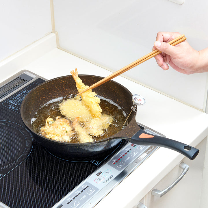 AIMEDIA IH Gold Marble Frying Pan Deep | Isetan KL Online Store