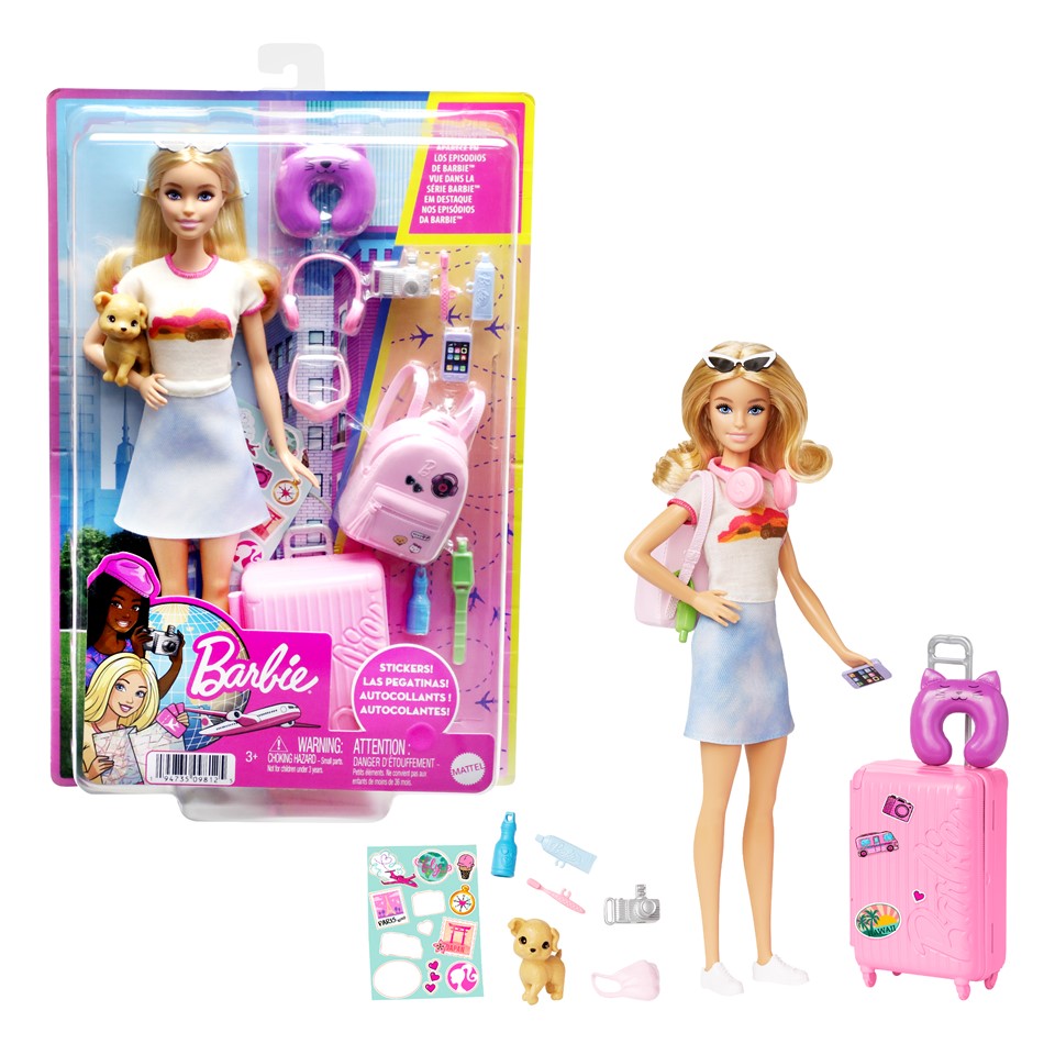 HJY18 Barbie Travel Malibu Set