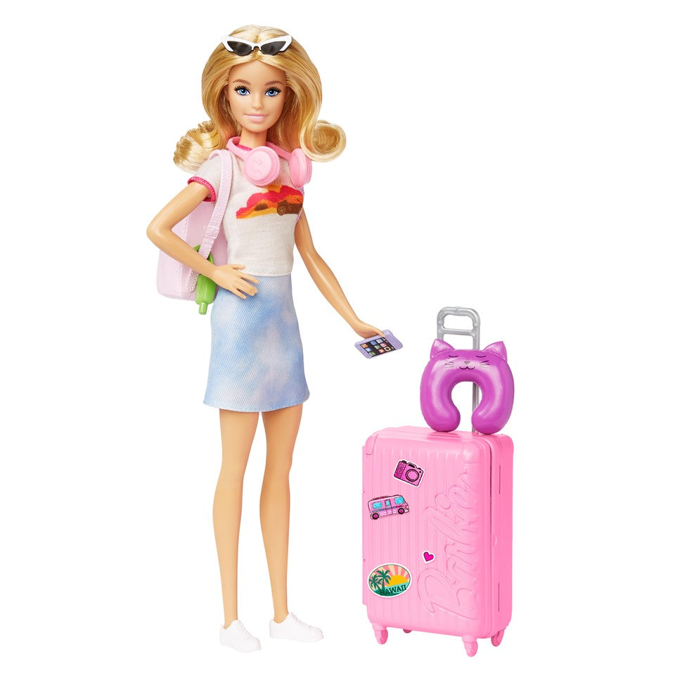 BARBIE HJY18 Barbie Travel Malibu Set 2.0 | Isetan KL Online Store