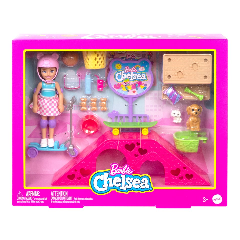 BARBIE HJY35 Barbie Chelsea Skate Park Playset | Isetan KL Online Store