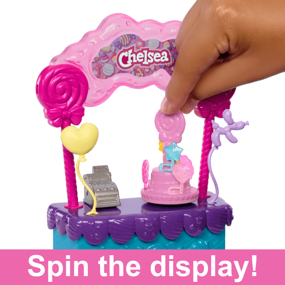 BARBIE HRM07 Barbie Ent Chelsea Lollipop Candy Playset | Isetan KL Online Store