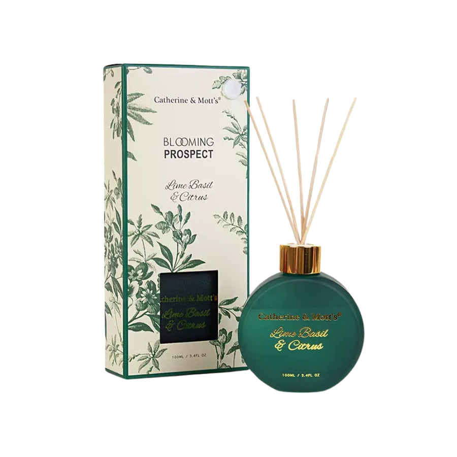 CATHERINE & MOTT'S Reed Diffuser 100ml (Lime Basil & Citrus) | Isetan KL Online Store