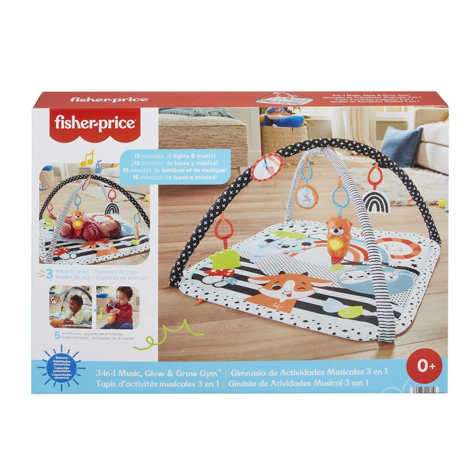 FISHER-PRICE HBP41 3-In-1 Glow & Grow Gym Infant Playmat | Isetan KL Online Store