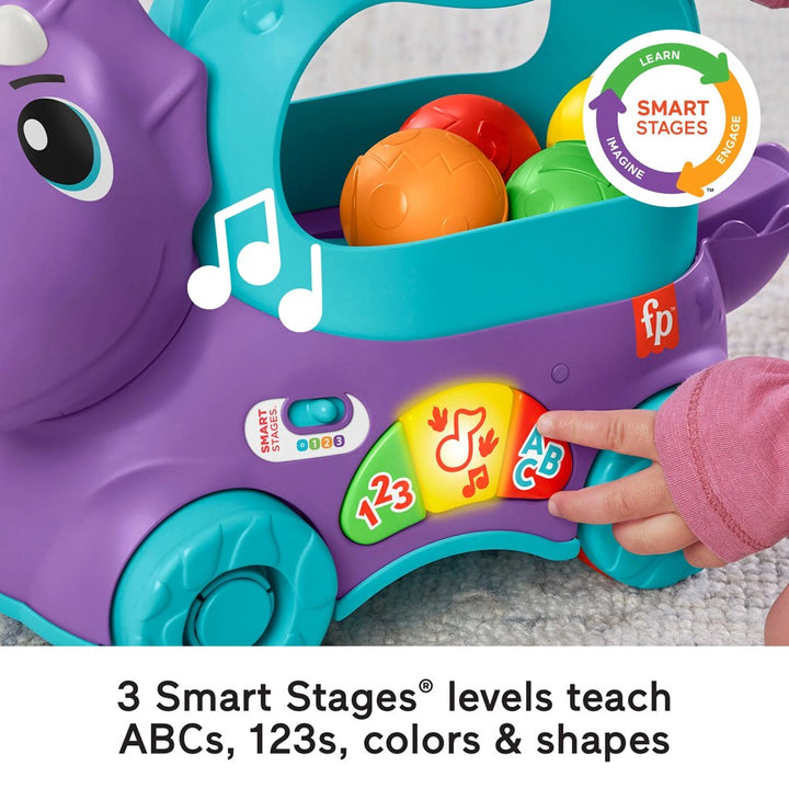 FISHER-PRICE HJN99 Poppin’ Triceratops Dinosaur Interactive Musical Learning Toy | Isetan KL Online Store