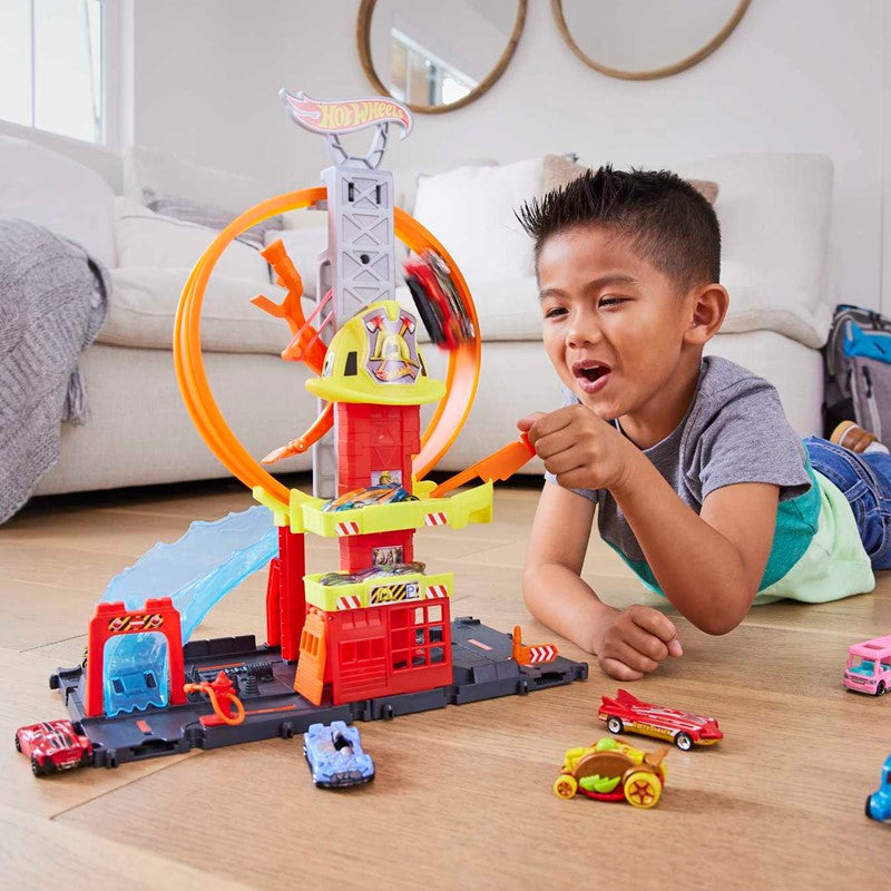 HOT WHEELS HKX41 City Super Fire Station | Isetan KL Online Store