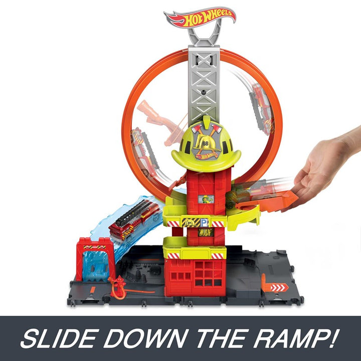 HOT WHEELS HKX41 City Super Fire Station | Isetan KL Online Store