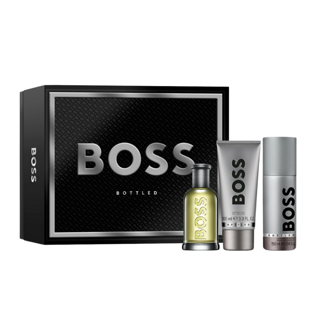 Xmas Gift Set 24: BOSS Bottled EDT 100ml (3pcs)
