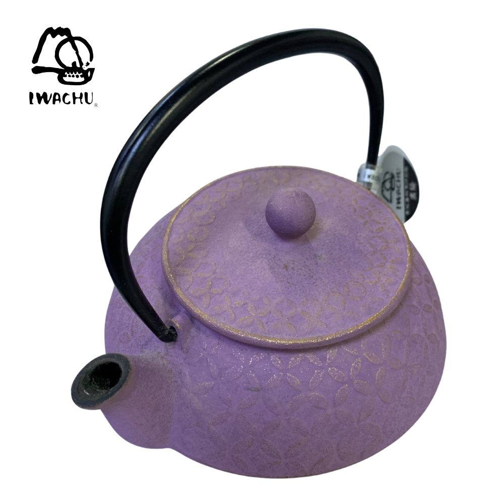 IWACHU Cast Iron Shippo Teapot Kettle with Tea Strainer 0.65L (VIolet & Gold) | Isetan KL Online Store